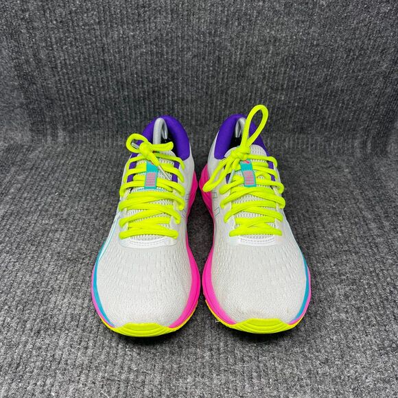 ASICS Gel-Excite 7 Polar Shade White Pink Volt Running Shoes Women’s Size 11 - Picture 2 of 8